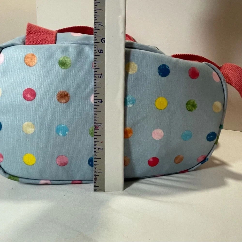 Matilda Jane Make a Splash Beach Backpack Blue Polka Dot Yellow Pink Floral
